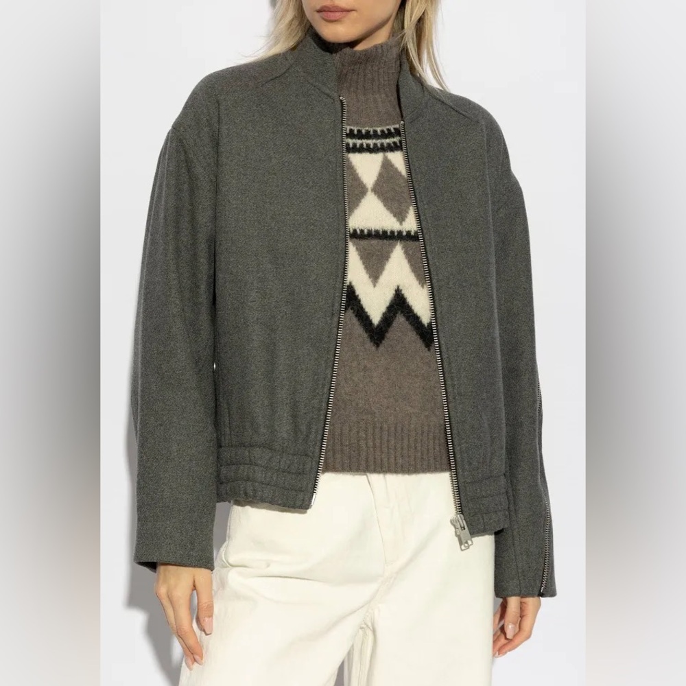 Allsaints Hackney Bomber Size Small - image 4